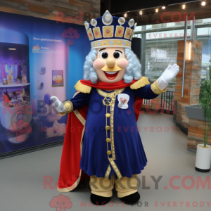 Navy King mascottekostuum...