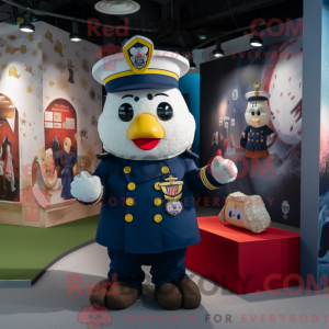 Navy King maskot kostume...