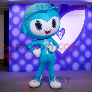 Disfraz de mascota Sky Blue...