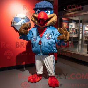 Disfraz de mascota Red Blue...