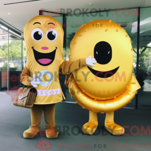 Gold Donut maskot...