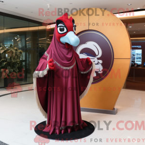 Maroon Horseshoe mascot...