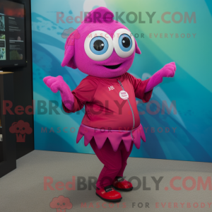 Disfraz de mascota Magenta...