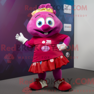 Disfraz de mascota Magenta...