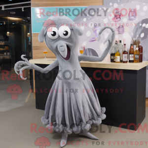 Costume mascotte de calmar...