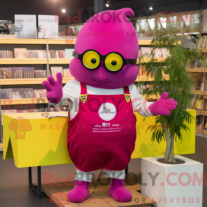 Máscara de sitron magenta...
