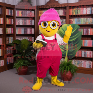 Máscara de sitron magenta...