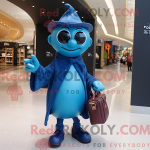 Blue Pepper-mascottekostuum...