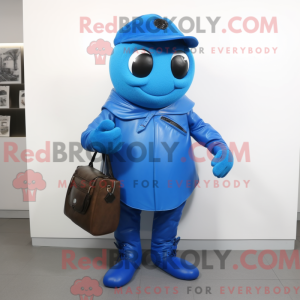 Blue Pepper-mascottekostuum...