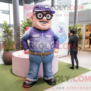 Purple Wedding Cake mascot...