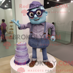 Purple Wedding Cake mascot...