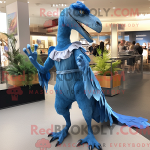 Himmelblå Deinonychus...