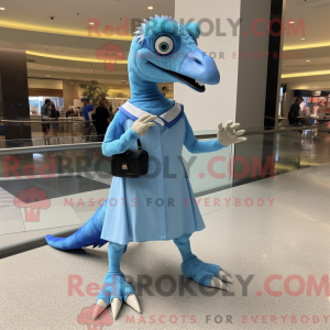 Himmelblå Deinonychus...