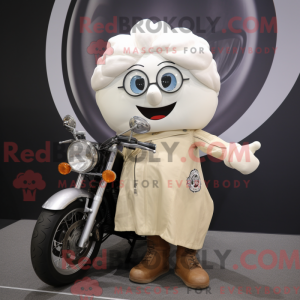 White Onion maskot kostume...