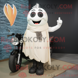 White Onion maskot kostume...