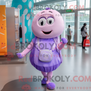 Lavendel Donut maskot...