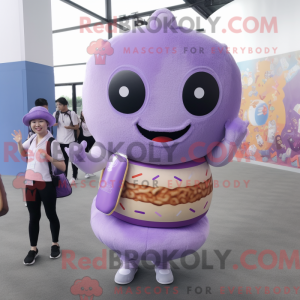 Lavendel Donut maskot...