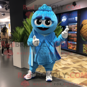 Uma figura de máscara de...