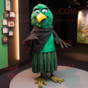 Green Crow mascotte kostuum...