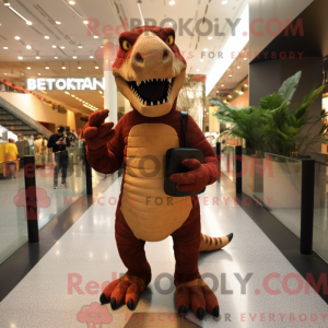 Máscara de Brun T Rex com...