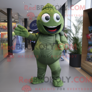 Olive Betta Fish mascot...