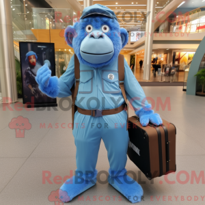 Postava maskota Sky Blue...