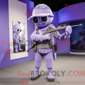 Lavender Sniper mascot...