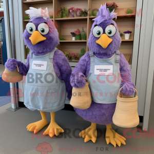 Lavender Hens mascot...