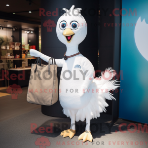 White Peacock mascot...
