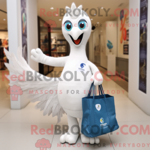 White Peacock maskot...