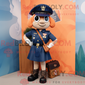 Rust Navy Soldier mascot...