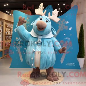 Postava maskota Sky Blue...