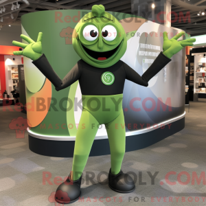 Olive Contortionist mascot...
