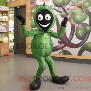 Olive Contortionist maskot...