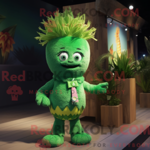 Grüne Aas Maskottchen...