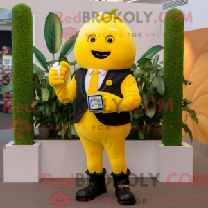 Mascotte de betterave jaune...