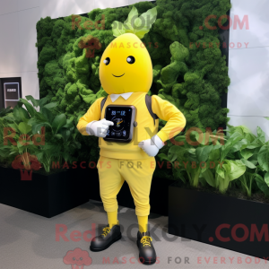 Gul Beet maskot drakt...
