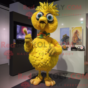 Costume mascotte de paon...