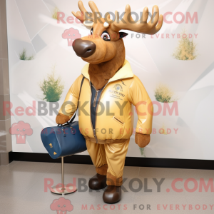 Goldenes Maskottchenkostüm...