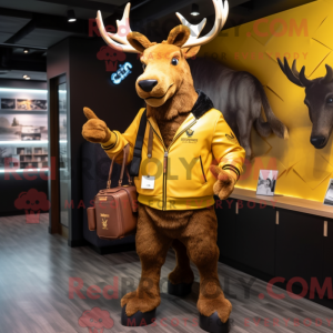 Máscara Gold Irish Elk com...