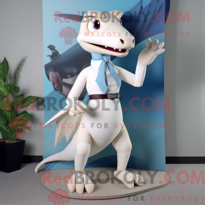 Personaggio mascotte bianco...
