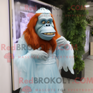 Hemelsblauw orang-oetan...