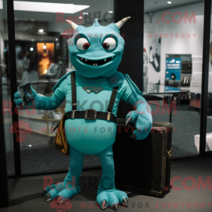 Costume mascotte de Démon...