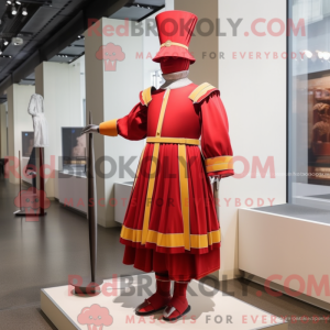 Red Swiss Guard maskot...