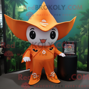 Orange Manta Ray...