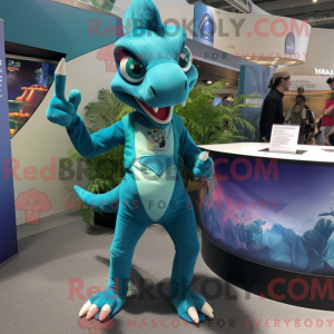 Blågrønn Parasaurolophus...