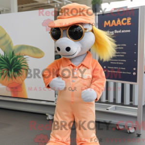 Peach Mare maskotdraktfigur...