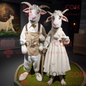 Geit mascotte kostuum...