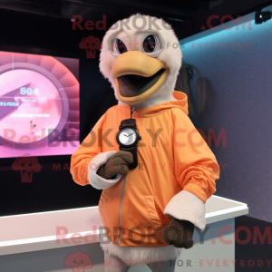 Peach Ostrich mascot...