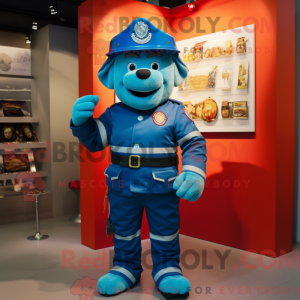 Postava maskota Blue Fire...